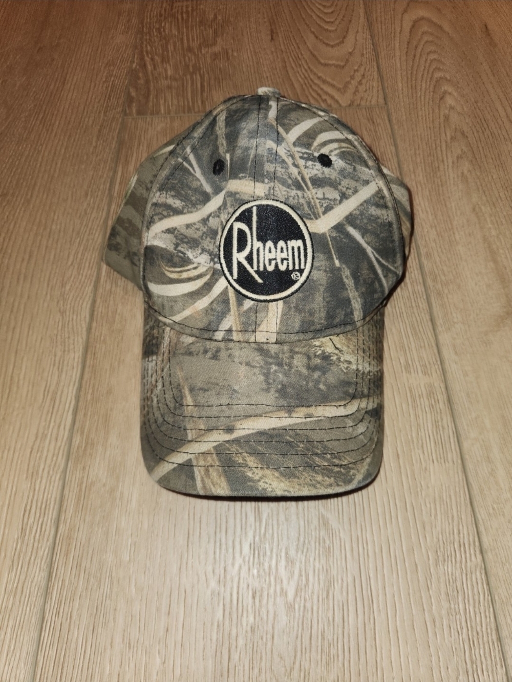 Vintage Y2K Real Tree Camo Rheem Unisex SizeAdult Ajustable Hat In Good Conditio